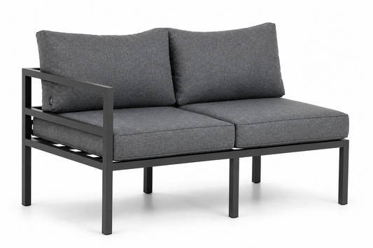 Luxe Aluminium Hoek Loungeset met Tafel – Modern Antraciet